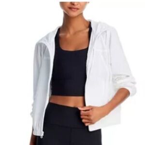 NWT Aqua Athletic Light Cropped Windbreaker Jacket